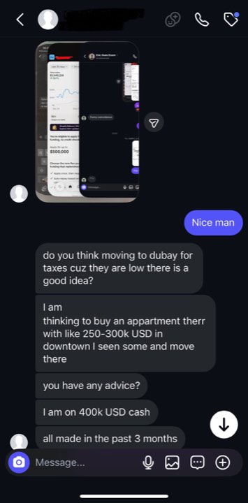 Student DM: $1M+ Shopify dashboard and $400K cash in 3 months